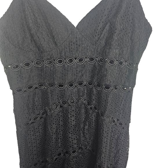 Bardot Dress Fit & Flare Dress Mini Dress Cocktail Dress Party Dress 8 Black - Picture 3 of 10